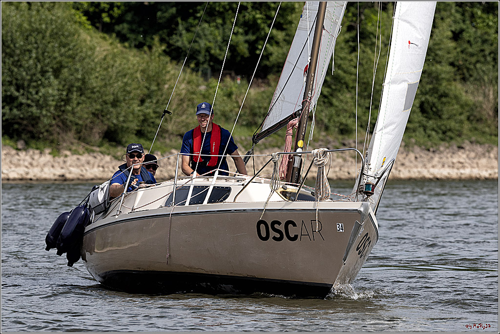 100 Jahre Rheinwoche 2022 - 2. Wettfahrt  Hitdorf - Duesseldorf, 03.06.2022,